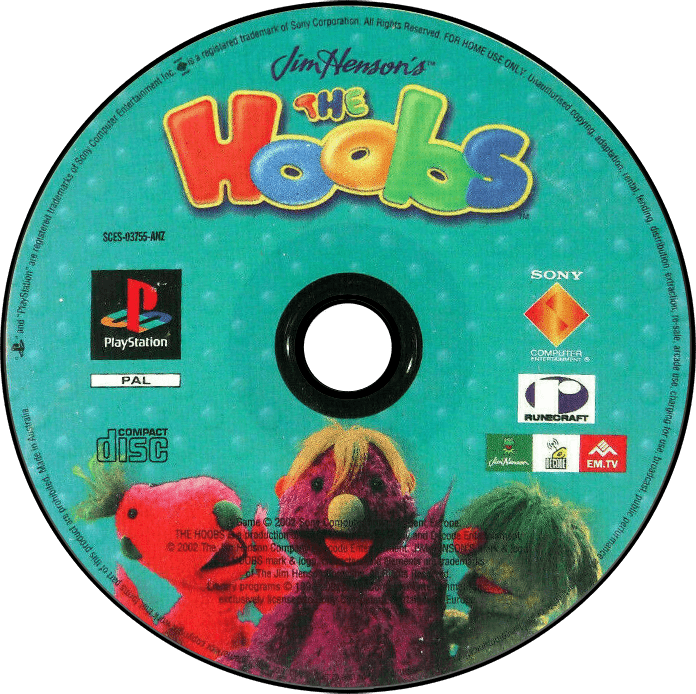 Jim Henson's The Hoobs media 5 for Playstation